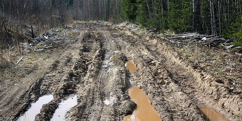 Дороги россии фото бездорожье