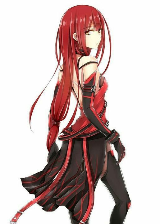 Девушка с рыжими волосами арты (10)