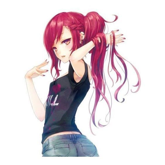 Девушка с рыжими волосами арты (14)