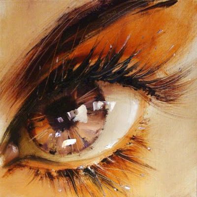 Картина глаз маслом - красивые и удивительные (19)