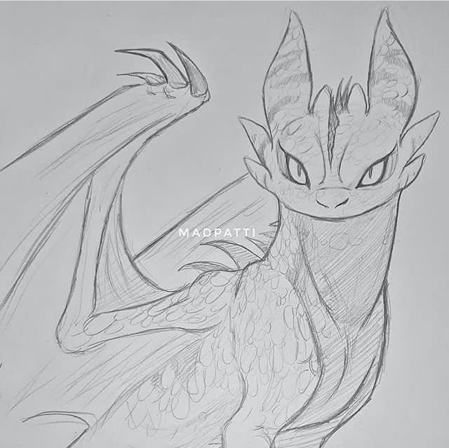 Картина дракона карандашом - очень красивые (20)