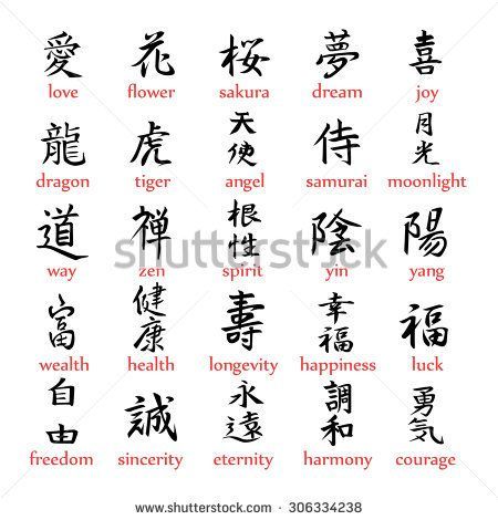 Картинки китайские иероглифы тату (15)