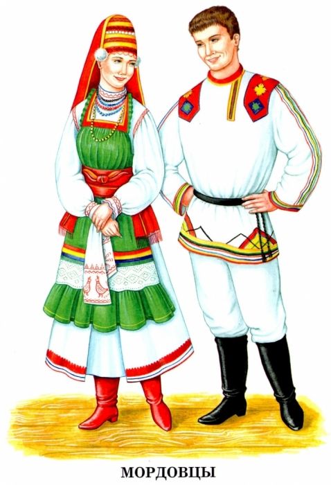 Картинки костюмов народов России для детей (13)
