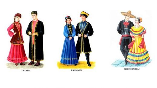 Картинки костюмов народов России для детей (24)