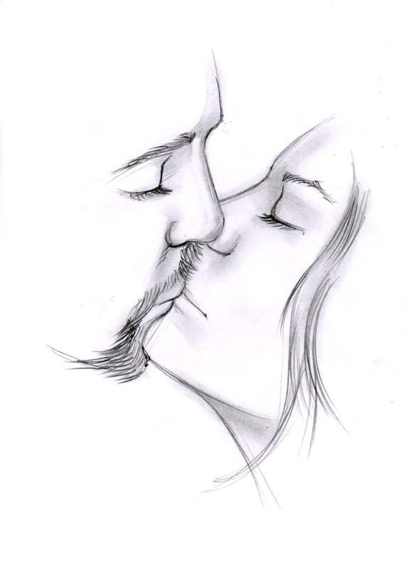 Картинки нарисованные карандашом парень и девушка обнимаются (10)