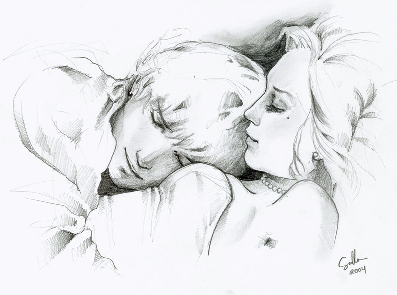 Картинки нарисованные карандашом парень и девушка обнимаются (23)