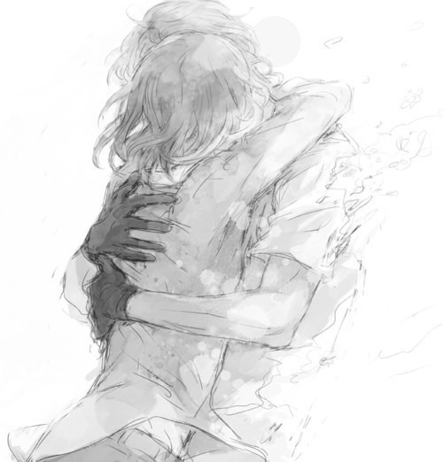 Картинки нарисованные карандашом парень и девушка обнимаются (8)