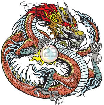 Картинки тату Китайский Дракон   подборка фото (4)