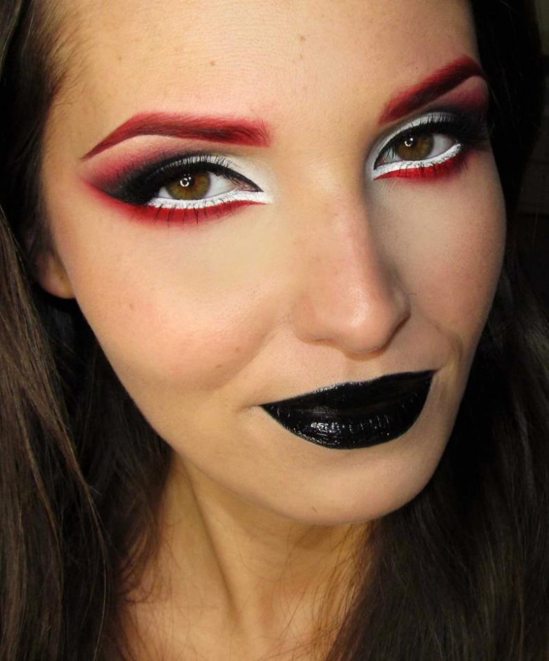 Кровавая Мэри макияж на Хэллоуин (14)