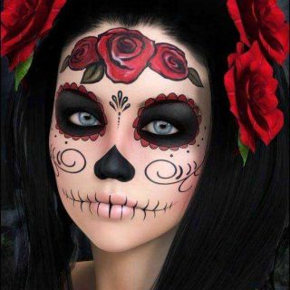 Кровавая Мэри макияж на Хэллоуин (19)