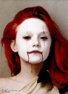Кровавая Мэри макияж на Хэллоуин (7)