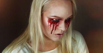 Кровавая Мэри макияж на Хэллоуин (8)
