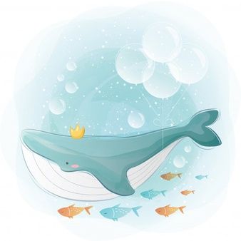 Мультяшные киты   прикольные арты (11)
