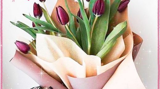 Открытки с днем рождения женщине красивые цветы тюльпаны (3)