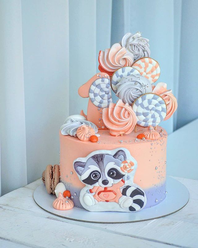 Торт на день рождения для подруги из мастики - фото (11)