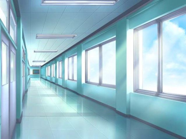 Фон аниме школьный коридор   картинки (13)