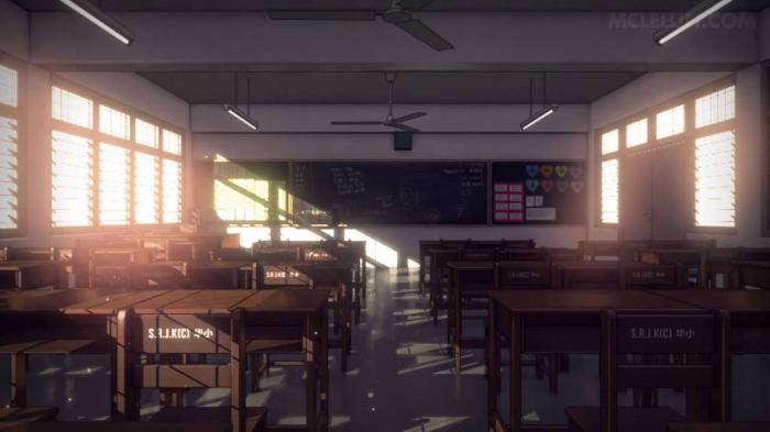 Фон аниме школьный коридор   картинки (15)
