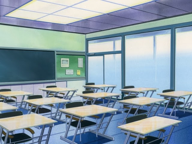 Фон аниме школьный коридор   картинки (2)