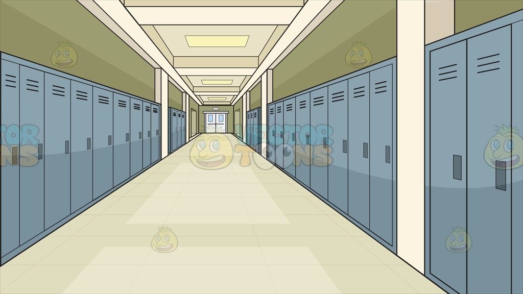 Фон аниме школьный коридор - картинки (5)