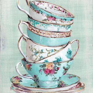 Чашка чая акварель картинки (3)