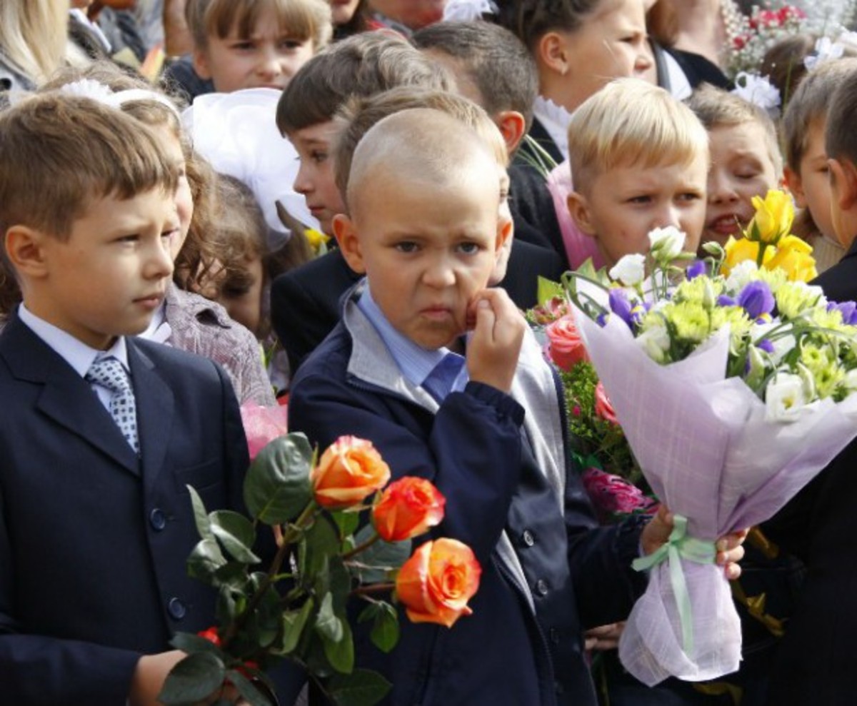 Фото первоклашки смешное