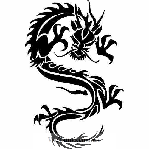 Крутые картинки тату китайский дракон (9)