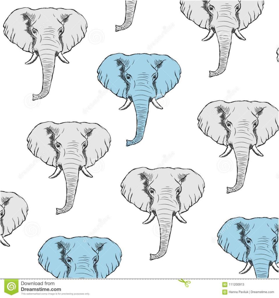 Удивительные картинки со слоном рисованные (24)