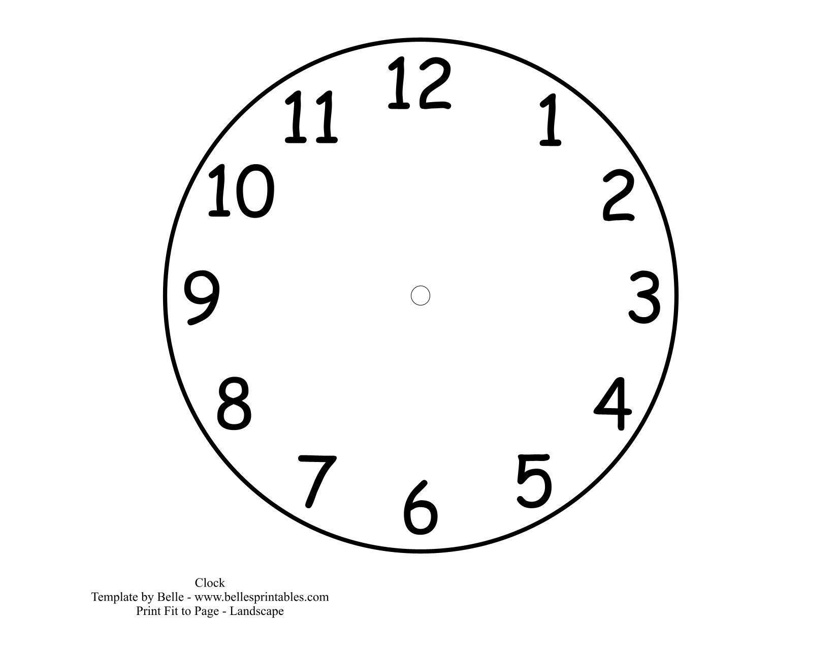 Часы распечатать для обучения   подборка (9)