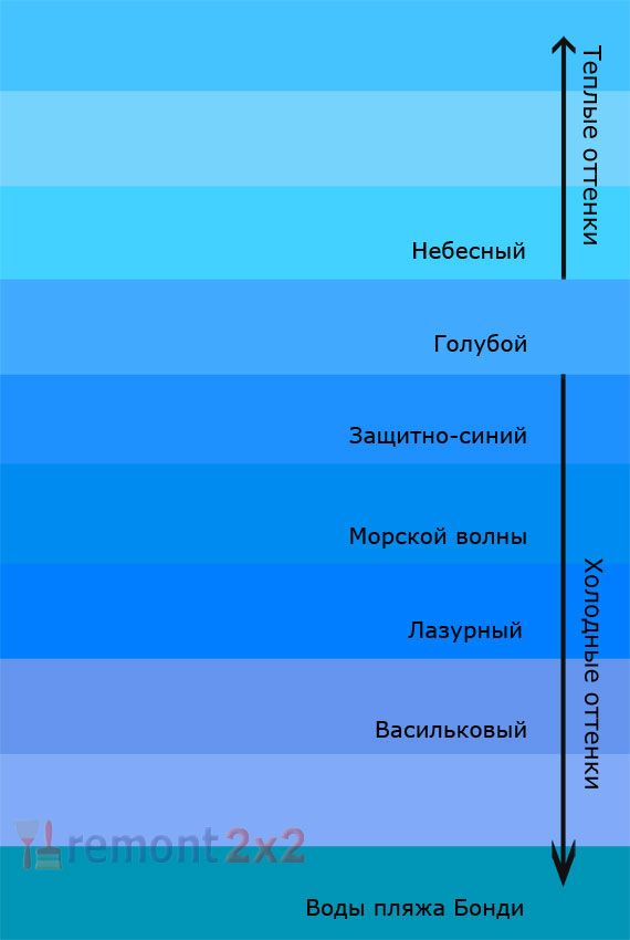 Теплый синий цвет фото