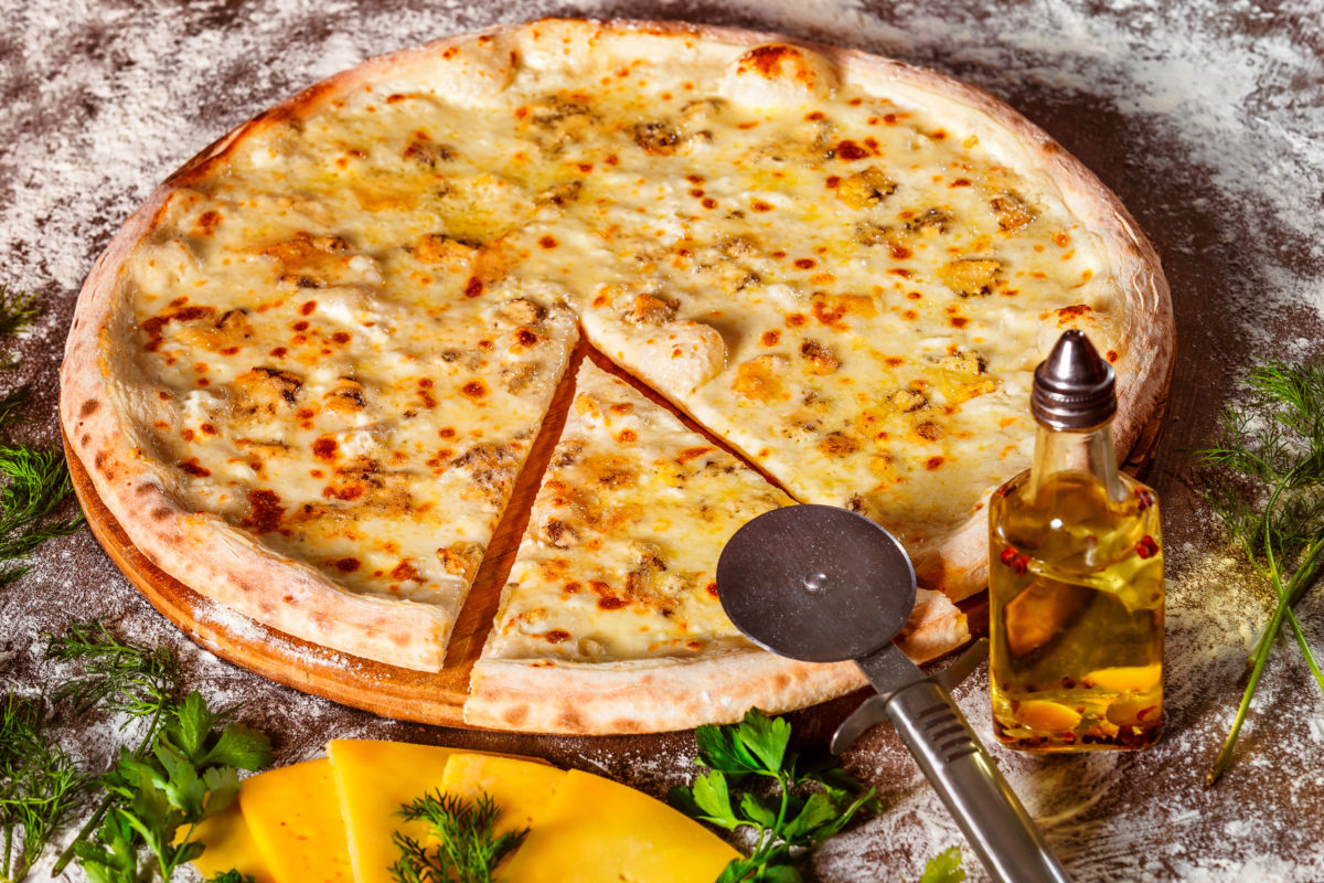 Домашняя пицца с сыром   рецепт и приготовление