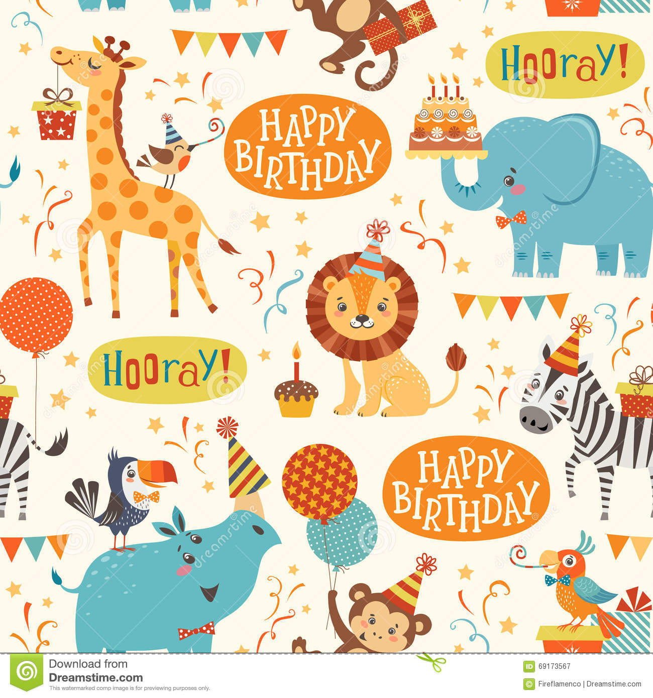 Картинки с днем рождения   фото животных (8)