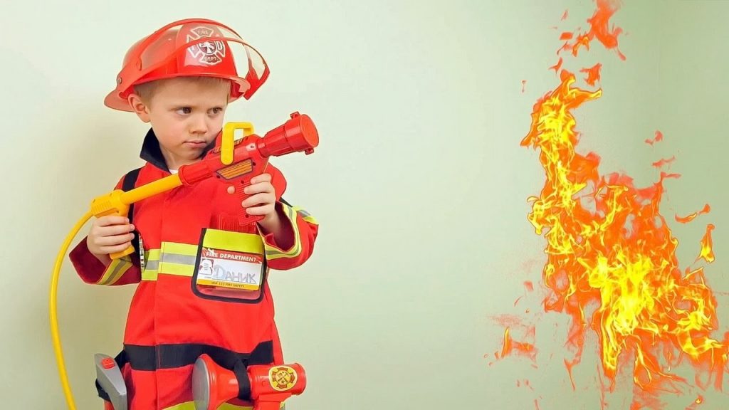 Костюм пожарника для детей своими руками007