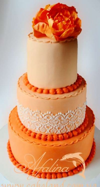 Красивые фото свадебного торта в осеннем стиле (21)