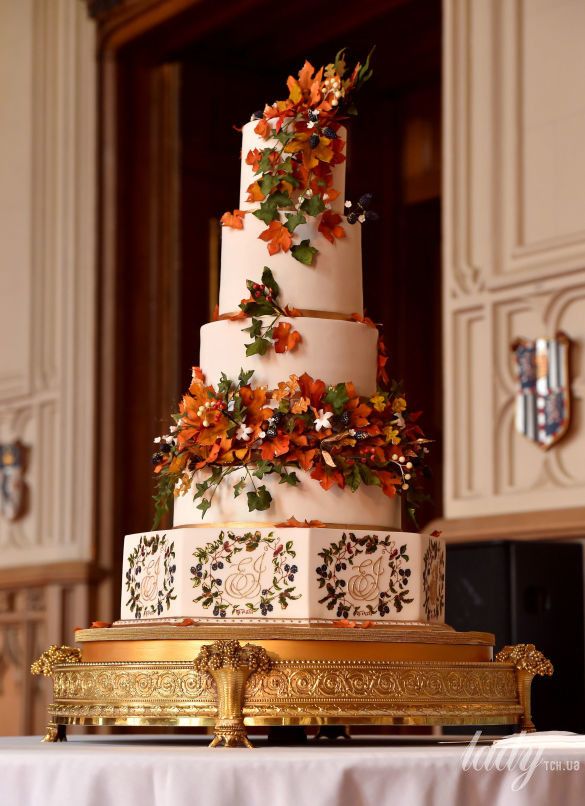 Красивые фото свадебного торта в осеннем стиле (6)