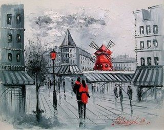 Париж картинки рисованные - 35 рисунков (34)