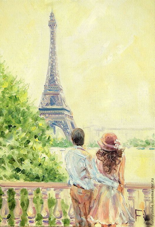 Париж картинки рисованные - 35 рисунков (9)
