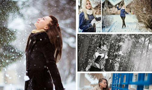 Позы для фото на улице зимой   подборка 32 картинки (14)