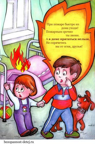 Рисунки по пожарной безопасности для детей своими руками (5)