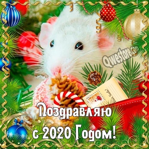 Красивые открытки с Новым годом 2020011