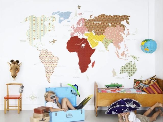 Красивый дизайн карта мира (15)
