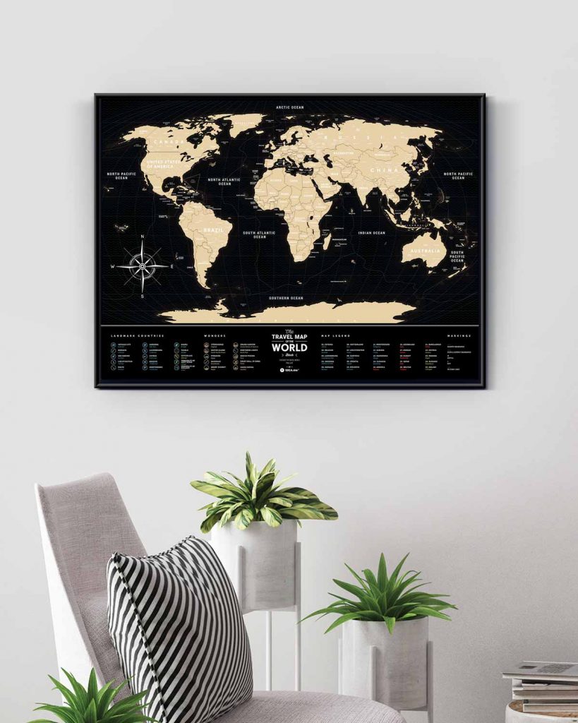 Красивый дизайн карта мира (8)