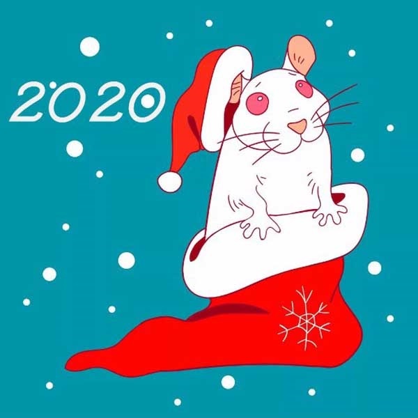 Новый год 2020 рисунки и картинки008