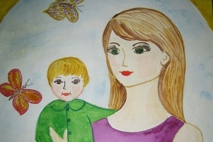 Красивые рисунки на день матери в России (6)