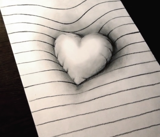 Красивые рисунки сердца для срисовки011