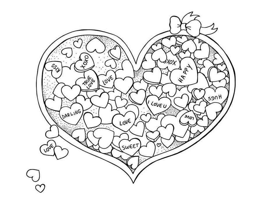 Красивые рисунки сердца для срисовки013