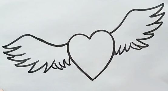Красивые рисунки сердца для срисовки014