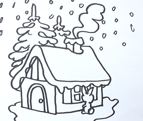 Красивый рисунок карандашом зимы (1)