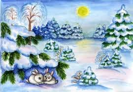 Красивый рисунок красота зимы (2)