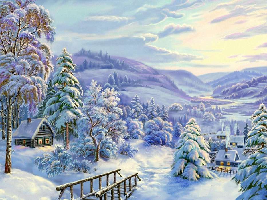 Красивый рисунок красота зимы (6)