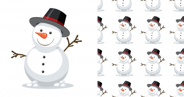 Красивые и милые рисунки снеговиков (10)